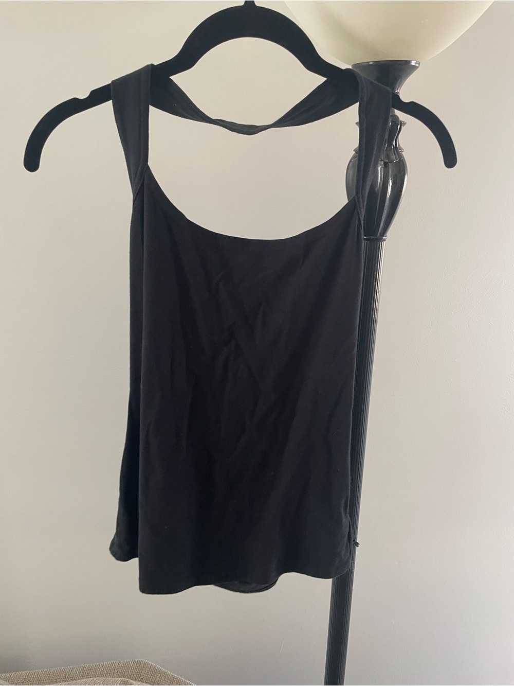 VENUS Black Twist-Back Camisole